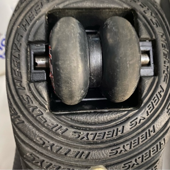 Vintage Heelys Style 9078 Size 8 Alternative Wheels RARE Skater Shoes Grey/Red - Picture 5 of 8